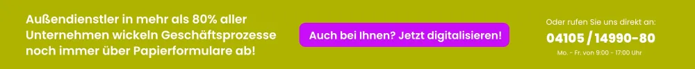 Papierformulare für Vertriebler und Servicetechniker ersetzen durch mobile Apps für iOS und Android